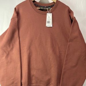Adidas PHARRELL WILLIAMS Basics Crewneck Sweatshirt Brown H58312 Size 2XL New.